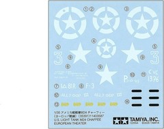 TAMIYA 1/35 MILITARY MINIATURE No.391 U.S. TANK M24 CHAFFEE EURO THEATER 35391