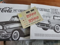 AMT/Ertl Coca-Cola 1957 Chevy Bel Air Hardtop VTG 1998 1:25 Model NEW Open Box