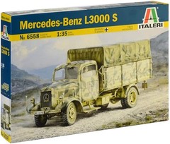 Italeri 6558S – 1:35 Mercedes Benz L3000, Building, Stand Model Making, Crafts,