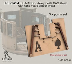 Live Resin 1/35 LRE-35294 US MARSOC/Navy Seals SAG Shield