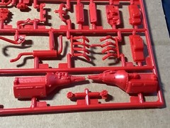 1 25 scale model parts Little Red Wagon Engine Parts Lot No Box