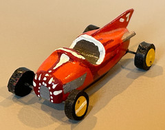 Vintage Custom Built Wood Midget Racer Model Indy 500 Marx Slush Race Stock Car