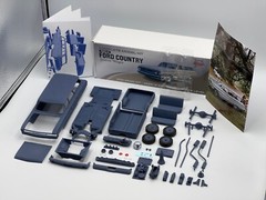 1:25 1964 Ford Country Station Wagon Sedan ’64 Complete Model Kit with Engine