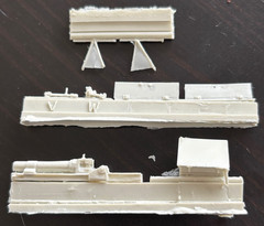 Vtg 1/72 Panzer IV StuG Resin Conversion Kit BG120 Hull Schurzen Armor Model Set