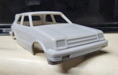 1/24 scale resin 3d printed Outlaw Toyota Starlet body model slot car