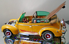 VINTAGE AMT 39/40 FORD SURFER CUSTOM CAR BUILT SUPER NICE AMAZING DETAIL! L@@K!