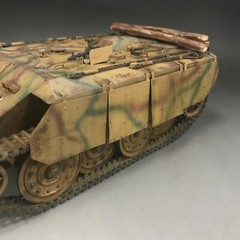 1/35 Built Trumpeter 00385 WWII German E-10 Tank Destroyer Model