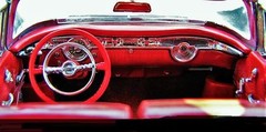 Olds Classic Built Metal Body Model 1 Hot Rod Race Car Carousel RED 12 442 18