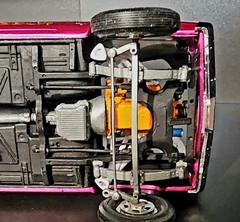 1/25 Scale 3d Resin Printed Gasser Front Suspension Kit Model Car Parts