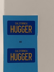 69 1969 Chevy Camaro Z28 1/12 Decal Sheet California Hugger Vanity License Plate