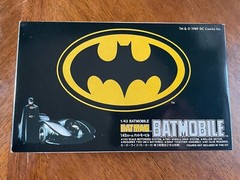 BATMAN BATMOBILE 1/43 AOSHIMA MODEL KIT F/S RARE IN STOCK
