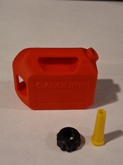(Set Of 5) Miniature Gas Cans 1/10 Scale