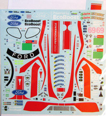 Decalpool 1/24 Scale Ford GT Ganassi #69 Le Mans ’19 Decalsheet DP205 for Revell