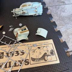 AMT 33 Willys Coupe 1/25 Scale Model Kit #2333 T293-225