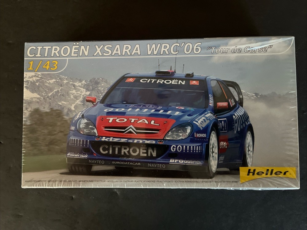 HELLER 1/43 CITROEN XSARA WRC ‘06 Tour de Corse. New Sealed Box. Kit No. 80116