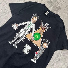 Rick and Morty Parody Animation Graphic T-Shirt Size M