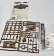 Vintage ESCI 8003 Pz.Kpfw. II Ausf. F German Tank WWII 1:72 Scale Model Kit New