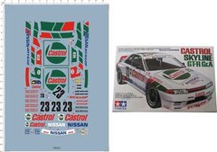 Detail Up 1/24 CASTROL SKYLINE GT-R 32 Gr.A Model Kit Markings Water Slide Decal