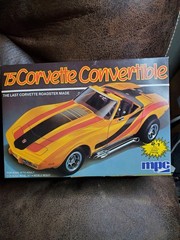 VINTAGE/NEW, MPC (1984) 1975 CORVETTE CONVERTIBLE, #6360-11EO, ERTL, USA