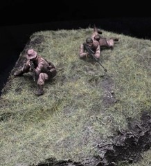 1/35 Scale Military Diorama Base Terrain Display Model Soldiers Figures Diecast