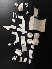3D Printed Set of 2, 1/25 Scale Late Model and Sprint Car Unassembled Dirt Track