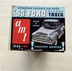 AMT 1953 FORD PICKUP TRUCK 3 IN 1 STOCK CUSTOM TROPHY SERIES *Open Box