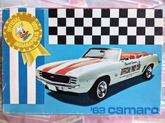 ULTRA RARE! ORIGINAL VINTAGE AMT 1969 CAMARO PACE CAR KIT *COMPLETE *SUPER C@@L!
