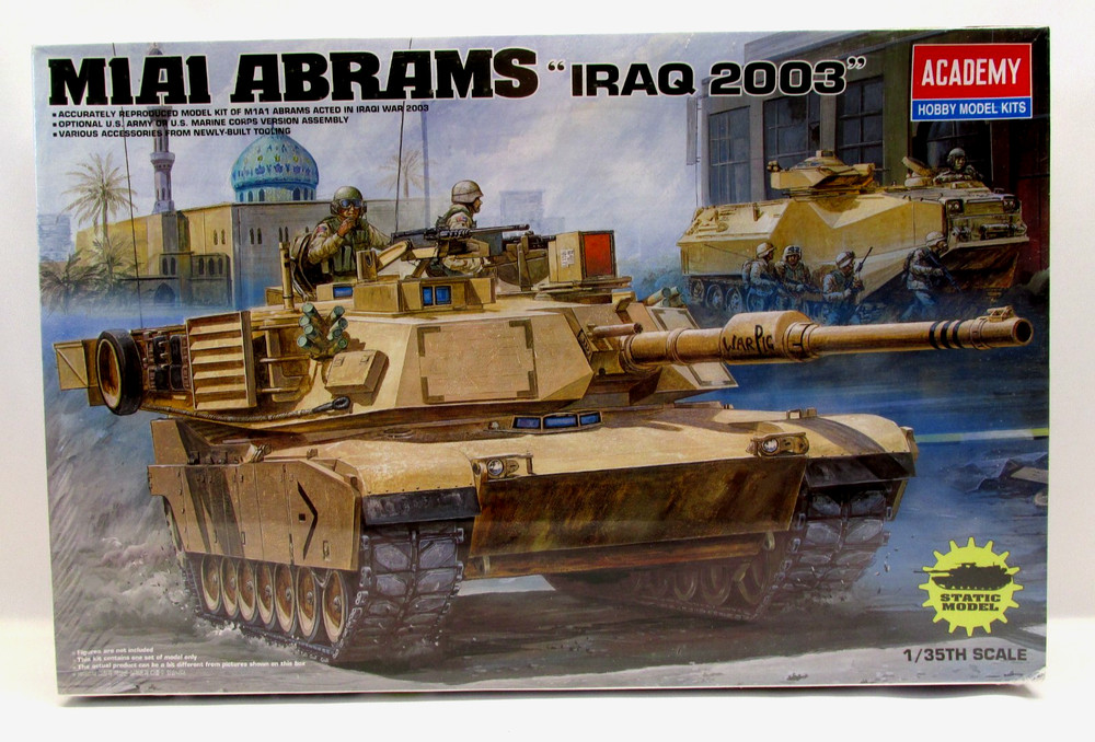 Academy – 2010 – 1/35 – M1A1 ABRAMS “IRAQ 2003” – #13202 – New / Sealed