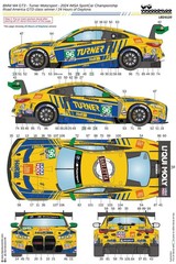 LB Pro 1/24 BMW M4 GT3 Turner ’24 Daytona 24h #96 Decal with Carbon NuNu 16779