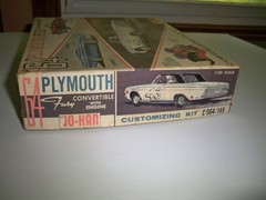 EMPTY BOX for Jo-Han 64 Plymouth Fury Convertible Super Stock Model Kit