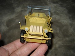 Built German Armored Vehicle 5-1/2 inches long Well Built & Painted Ex Cond