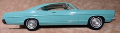 AMT promo car w/box 1967 Ford XL 428 Frost Turquoise Galaxie H.T.