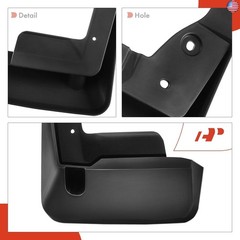 A-Premium Set of 4PCS Mud Flaps Splash Guards Mudguards Mudflaps with Hardware