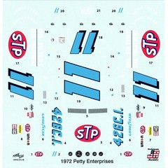 1972 Petty Enterprises STP 426 CI Decal Set Racing Model Car Decals