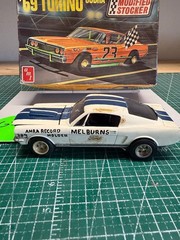 AMT Original Rare Pro-Built ’69 Torino Cobra Modified Stocker Model Kit