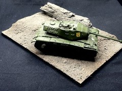 1/35 Scale Military Diorama Base Terrain Display Model Soldiers Figures Diecast