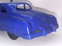 1950 Pontiac Chieftain Wind-Up BO Headlights MARX 1/20 Blue VF-XLNT