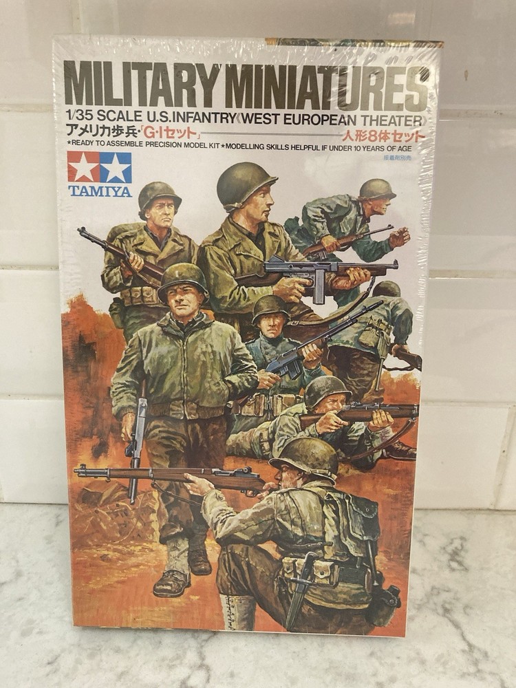 Tamiya Military Miniatures. US Infantry West European Theater 1/35 SEALED
