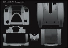 Model Factory Hiro 1/12 Fulldetail Kit Matra MS670B LM 1973 K853 from JP 16348