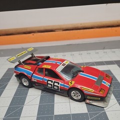 BURAGO FERRARI BB Daytona 512 METAL MODEL KIT 1/24 SCALE 1983