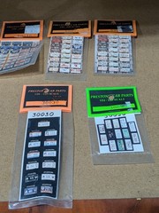 Prestons Car Parts – #5 – 1:24 Scale – Assorted License Plate Decals – NOS