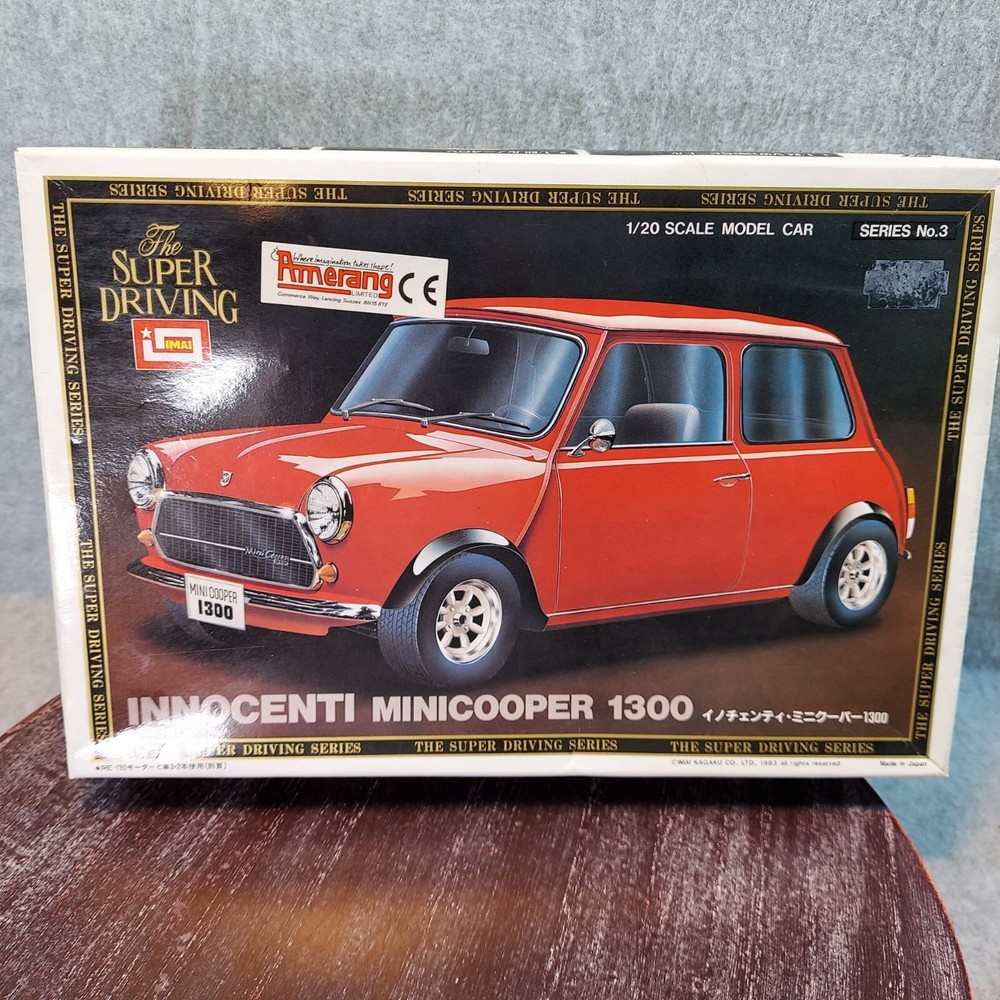 Innocenti Minicooper 1300 1/20 Scale Model Car Kit By Imai The Super Driving Ser