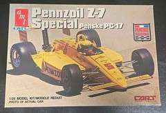 AMT Pennzoil Z-7 Special Penske PC-17 1/25 6880 Model Kit-NIB US Seller
