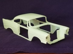 1957 Chevy 2dr Hardtop BODY for Atlantis Revell 1:25 Model Kit Chevrolet Bel Air