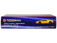 Airfix QUICK BUILD Yellow Lamborghini Aventador LP 700-4 Plastic Model Kit J6026