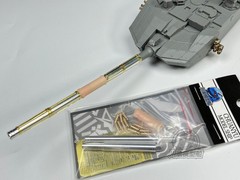 Army Tank Unpainted 1/35 ZTZ99A Tank Metal Barrel Shell Kit for Border BT-022