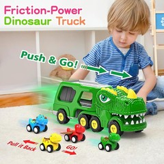 ENJSD Toys for 1 2 3 4 Year Old Boys, 5 in 1 Ages 2-4 with 4…