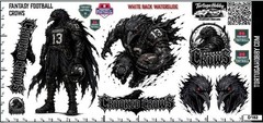 Fantasy Football – Crooked Crows – Waterslide Decals for Your favorite Hobby