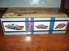 AMT 1223 Cal Drag Combo Racing Team 64 Galaxie,65 Falcon AWB With Trailer FS