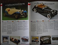 Pocher 1/8 car model catalogs: 1985, 1991, 1992, 1994, one undated & one recent
